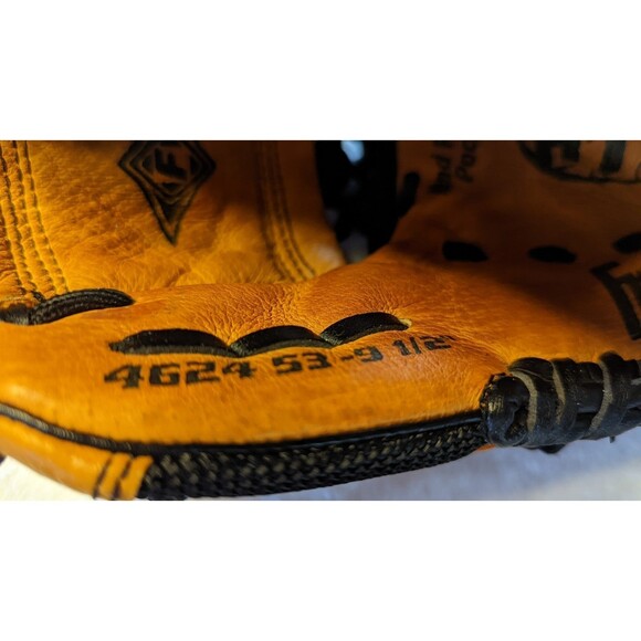 Franklin RTP Leather 4624-53 VINTAGE Child's Baseball Glove 9 1/2" - Picture 9 of 12